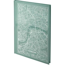 Книга записна А4, 96арк., кліт., тверда обкл., 8422-516-A