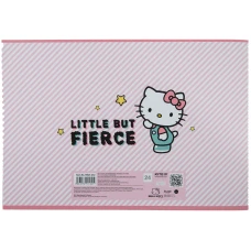 Зошит для малювання, 24 арк., скоба, cофт тач + УФ лак, Hello Kitty HK23-242 Kite