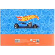 Зошит для малювання, 12 арк., скоба, гібр. лак + УФ лак, Hot Wheels HW22-241 Kite