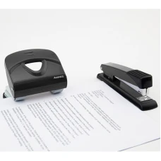 Діркопробивач Exakt-2 металевий, 30арк, чорний, 3930-01-A