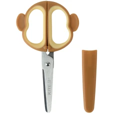 Ножиці дитячі в футлярі, 13см. Monkey K21-017-03 Kite