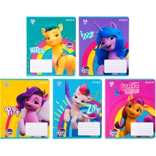 Зошит 12 арк., лінія, софт тач + УФ лак, My Little Pony LP22-234 Kite