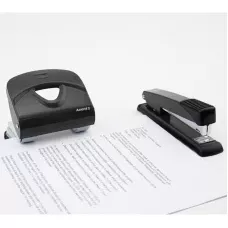 Діркопробивач Exakt-2 металевий, 30арк, чорний, 3930-01-A