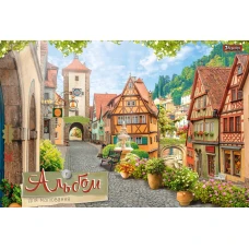 Альбом для малювання, А4 28 арк. 100г/м2, скоба з перфорацією, 130492, 1Вересня