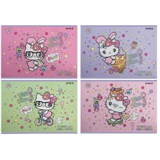 Зошит для малювання, 12 арк., скоба, УФ лак + глітер, Hello Kitty HK23-241 Kite