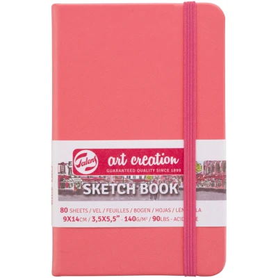 Блокнот для графіки Talens Art Creation 140г/м2, 9*14см, 80л., Coral, Royal Talens