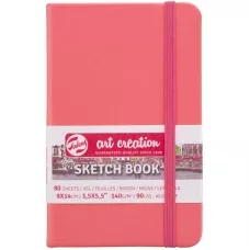 Блокнот для графіки Talens Art Creation 140г/м2, 9*14см, 80л., Coral, Royal Talens