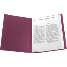 Дисплей-книга 40 файлів, бордова 1040-04-А