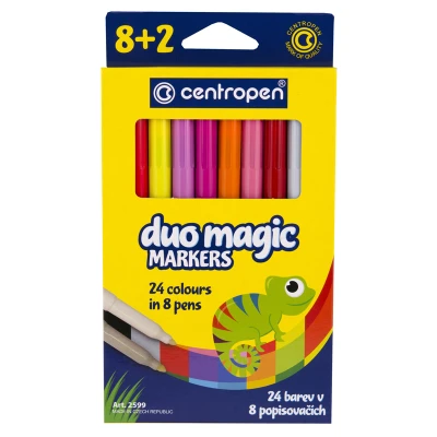 Фломастери 2599 Duomagic, набір 10 шт., Centropen