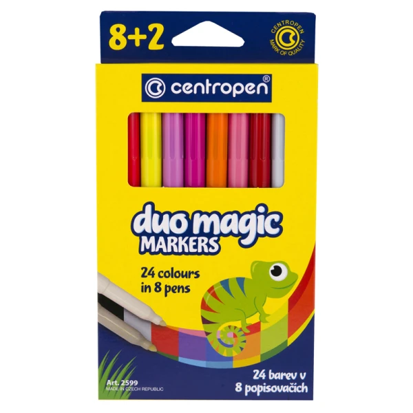 Фломастери 2599 Duomagic, набір 10 шт., Centropen