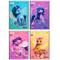 Зошит для малювання, 30 арк., спір., софт тач + УФ лак, My Little Pony LP23-243 Kite
