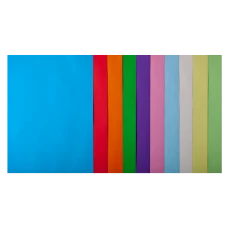 Набір кольорового паперу А4, 80г/м2, PASTEL+INTENSIV, 10кол. 50арк., BM.2721650-99