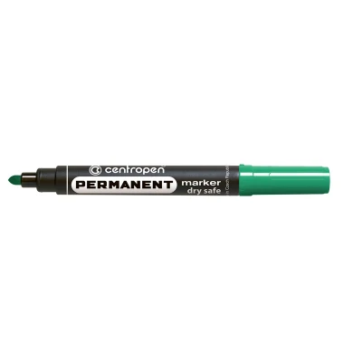 Маркер Permanent Dry safe 8510 2.5 мм. круглий зелений, Centropen