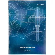 Папір для креслення А3, 10 аркушів, 200г/м2, K23-270 Kite