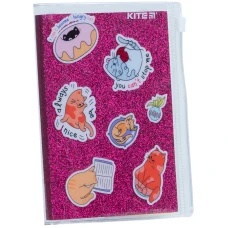 Блокнот силіконова обкладинка, 80 арк., Pink cats K22-462-1
