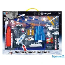 Космічна техніка XY 351 (12/2) 30 ігрових деталей, металопластик, світло, звук
