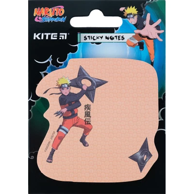 Блок паперу з клейким шаром, 70х70мм, 50арк, Naruto NR23-298-3 Kite