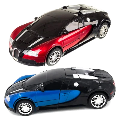 Іграшка трансформер р/к MZ арт. 2801P Bugatti, 1:14 акум, 3 типи перетворення