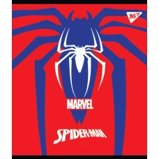 Зошит А5/12 арк лінія YES "Marvel. Hero shields" неон+софт-тач, 765175