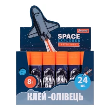 Клей-олівець 8г. PVA "Space", 320265, 1Вересня
