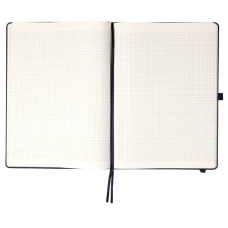 Книга записна Partner Grand 295*210, 100арк, кліт, синій 8203-02-A