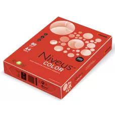 Папip кольор. А4 80г/м2 (500 арк.) інт. MC CO44 Coral Red (коралово-червоний)16.7193