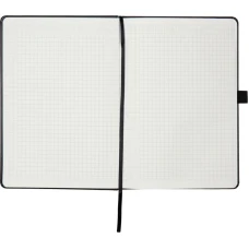Книга записна Partner Prime, 145*210, 96арк, кліт, чорна 8305-01-A