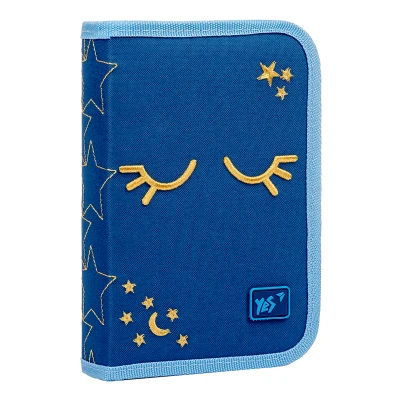 Пенал твердий YES одинарний без клапану HP-02 Sweet Dreams, синій 533078