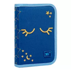 Пенал твердий YES одинарний без клапану HP-02 Sweet Dreams, синій 533078