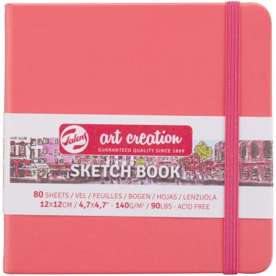 Блокнот для графіки Talens Art Creation 140г/м2, 12*12см, 80л., Coral, Royal Talens