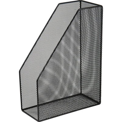 Лоток для паперів вертикальний 80x230x300мм, металевий, чорний BM.6260-01