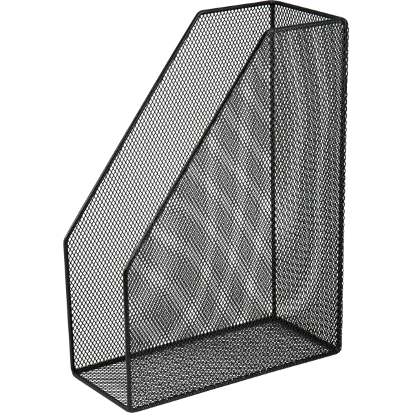 Лоток для паперів вертикальний 80x230x300мм, металевий, чорний BM.6260-01