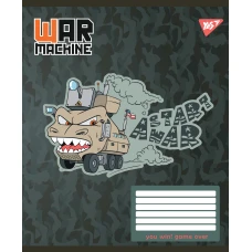 Зошит А5/12 арк коса YES War machine, 766314
