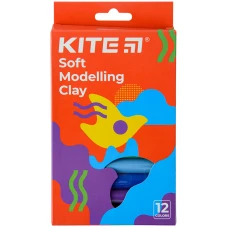 Пластилін восковий, 12 кольорів, 200 г. Kite Fantasy K22-086-2