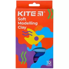 Пластилін восковий, 12 кольорів, 200 г. Kite Fantasy K22-086-2
