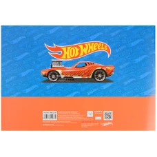 Зошит для малювання, 12 арк., скоба, гібр. лак + УФ лак, Hot Wheels HW22-241 Kite