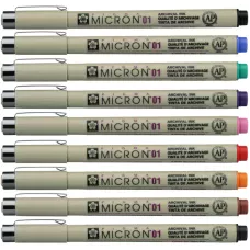 Лiнер PIGMA Micron (0.1), 0,25мм, Чорний, Sakura