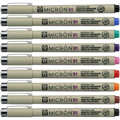 Лiнер PIGMA Micron (0.1), 0,25мм, Чорний, Sakura