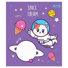 Зошит А5/12 арк лінія 1В Space friends, 765795