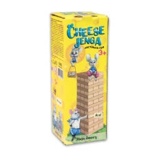 Настільна гра Strateg Cheese Jenga 48 брусків українською мовою 30718