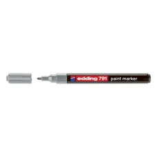 Маркер Permanent e-791 EcoLine, 1.5-3 мм Срібний