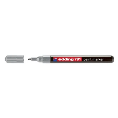 Маркер Permanent e-791 EcoLine, 1.5-3 мм Срібний