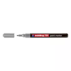 Маркер Permanent e-791 EcoLine, 1.5-3 мм Срібний