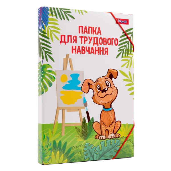 Папка для праці картона на резинці A4, "Zoo Land" 500234, 1Вересня