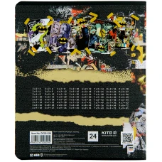 Зошит 24 арк., клітинка, гібр. лак + УФ лак, DC Comics DC22-238 Kite