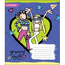 Зошит А5/12 арк лінія YES Groovy Chick 764501