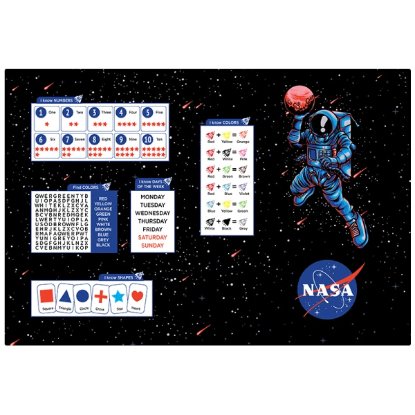 Підкладка настільна, 42,5*29см. PP NASA NS22-207 Kite