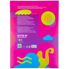 Папір кольоровий неон. (10арк/5кол), A4 Kite Fantasy K22-252-2