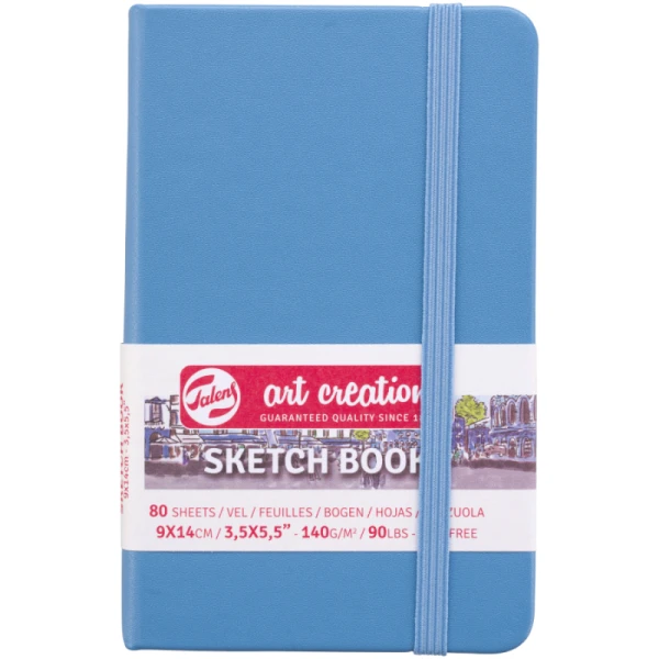 Блокнот для графіки Talens Art Creation 140г/м2, 9*14см, 80л., Lake Blue, Royal Talens