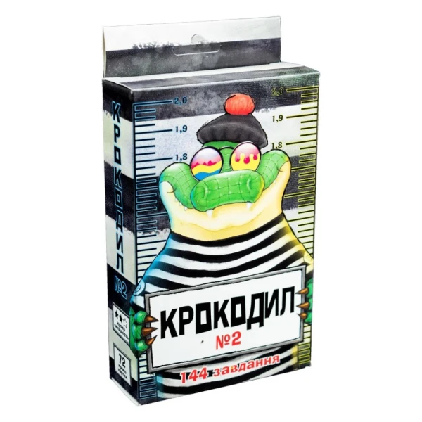 Настільна гра 30725 (укр) "Крокодил №2", в кор-ці 8,4-13-3 см